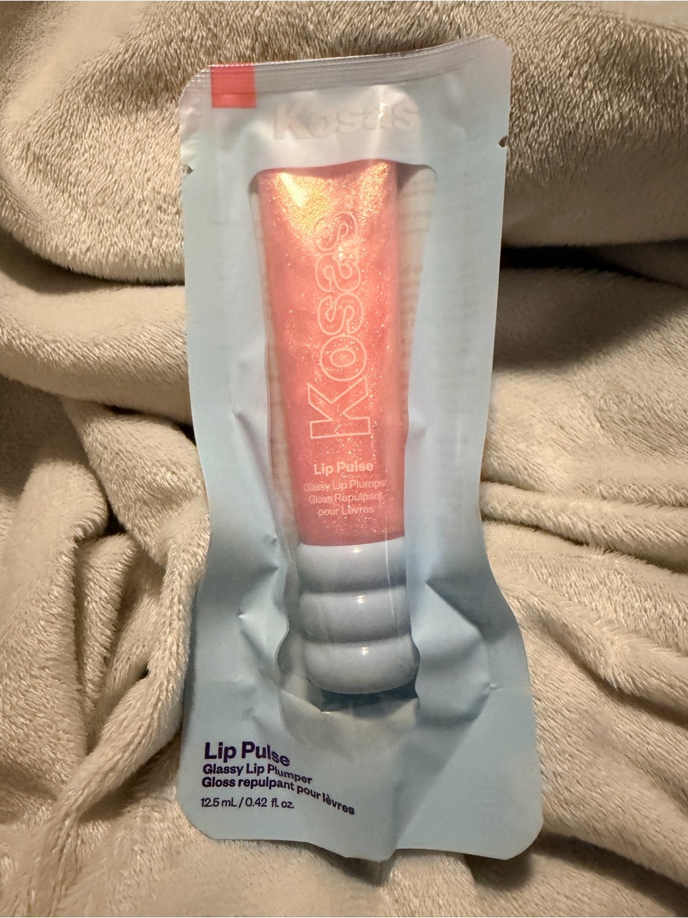 Kosas Lip Pulse Glassy Lip Plumper Gloss— Aura Flare